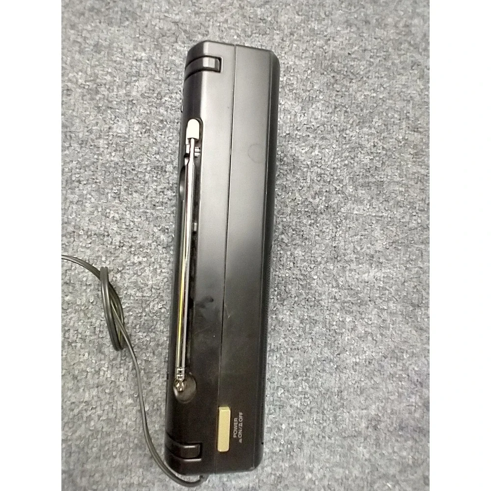 Sony ICF-890 4-Band Portable‎ Radio Receiver AM FM TV Sound Black AC Battery